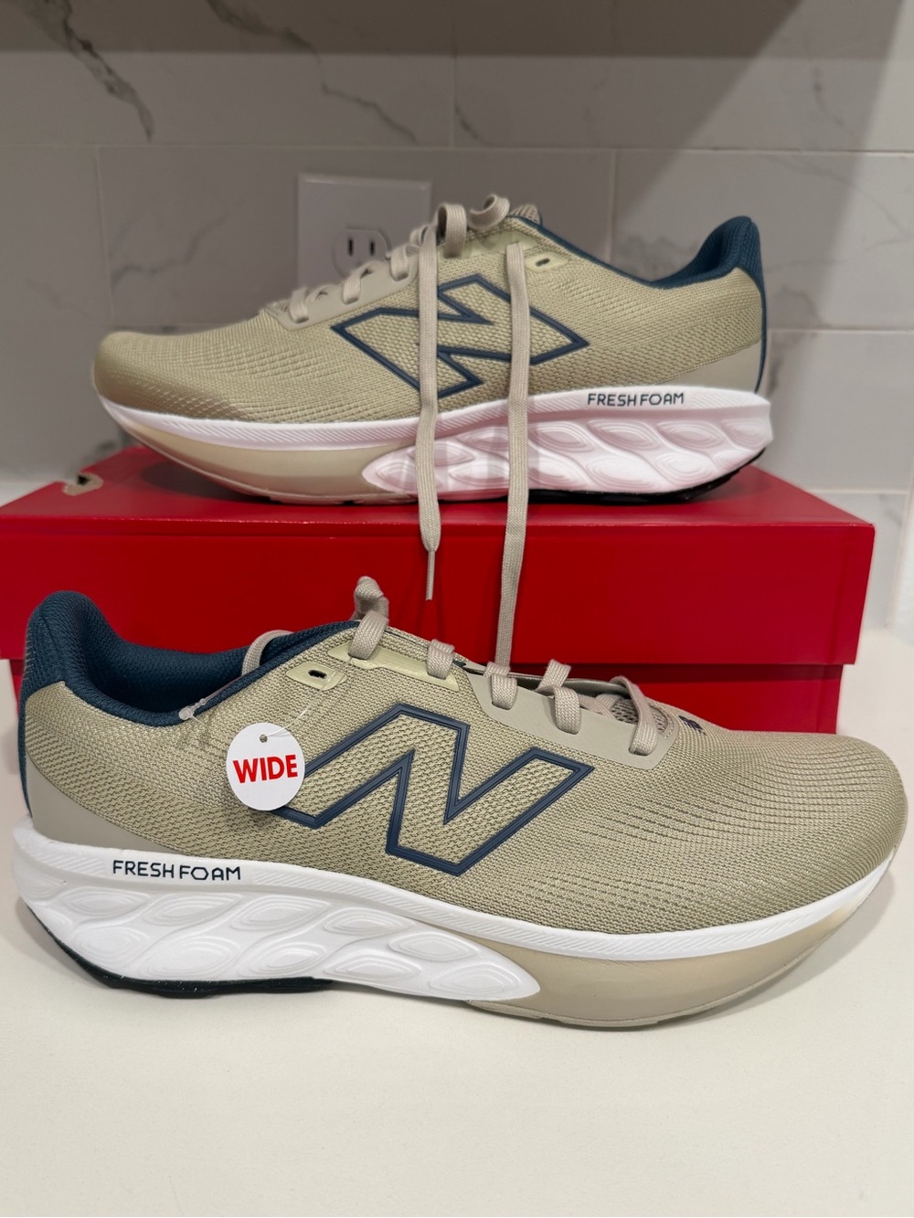 New Balance Fresh Foam 520 v9 Running Shoes M52024X Grey Blue Men’s 10.5 4E NIB!